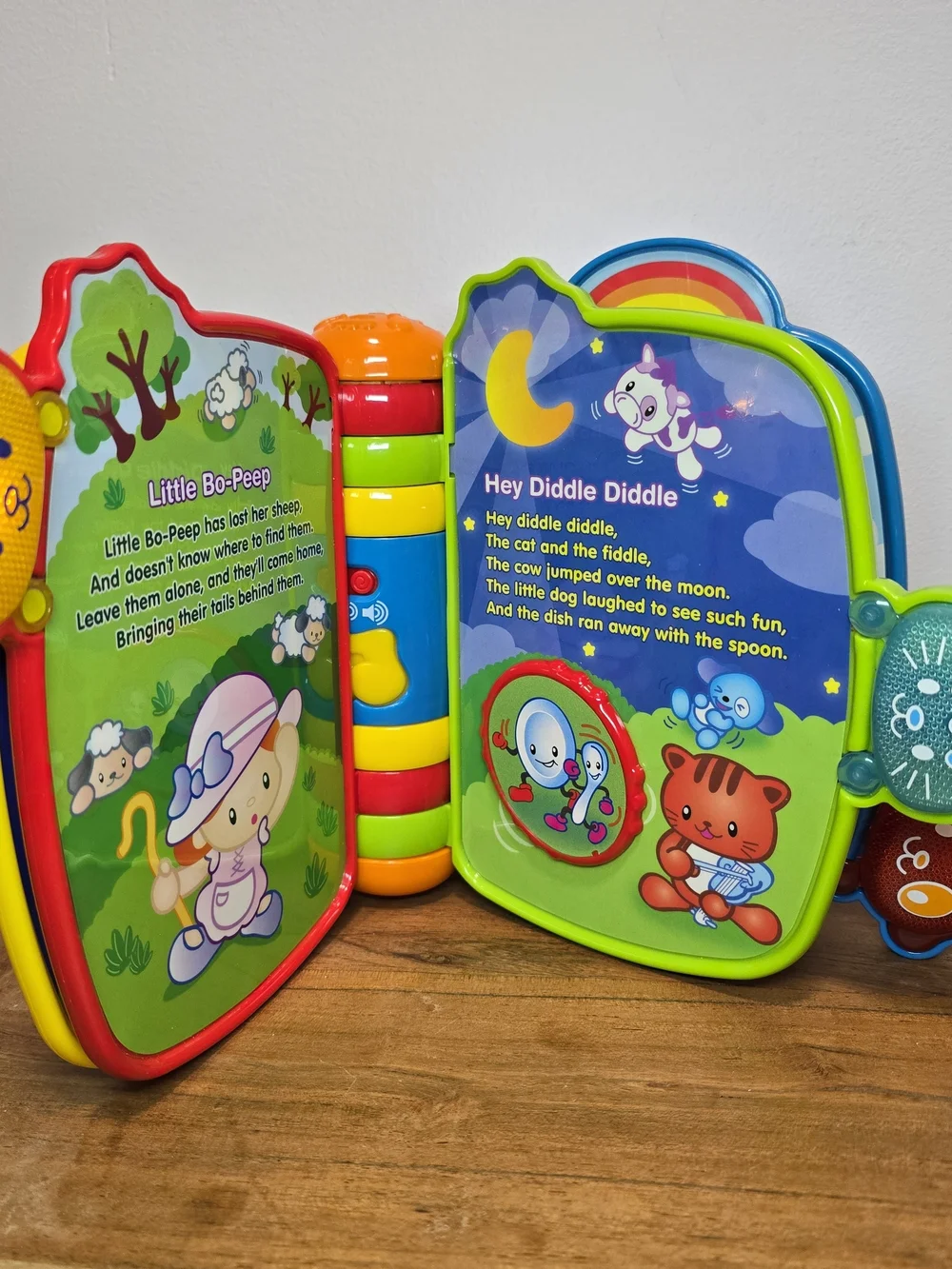 VTECH Learning Rhyme & Discover Book - Multicolor Interactive Kids Toy